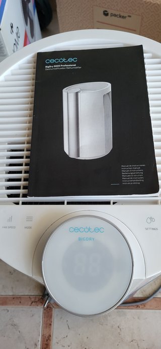 Cecotec Deshumidificador Blanco y Gris