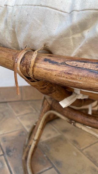 Sillón Balinés Base Bambú Beige de la tienda Casa.