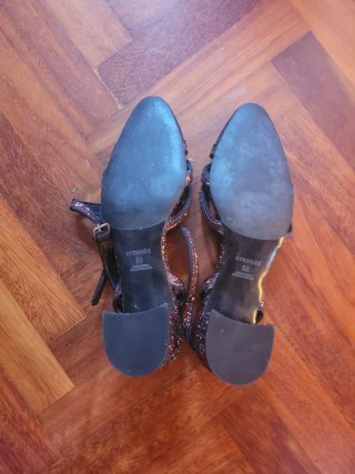Sandalias Uterqüe Talla 37 Glitter