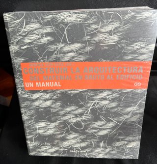 Construir La Arquitectura. - Libro sin estrenar