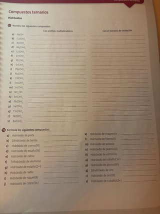 Química inorgánica nomenclatura y formulación ;...