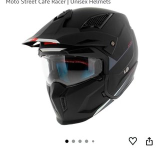 Casco de moto MT Helmets amarillo y azul