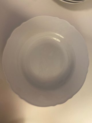 Vajilla de porcelana blanca - 19 piezas + 2 regalo