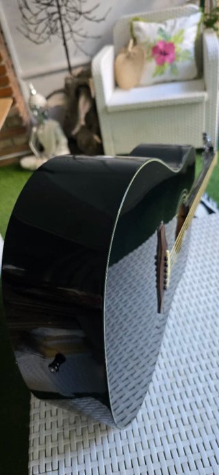 Guitarra Acústica Fender Negra