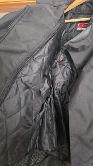 Chaqueta de moto 2wheels negra