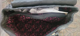 Bolso Zeferino Piel Negra Efecto Pitón Lujo