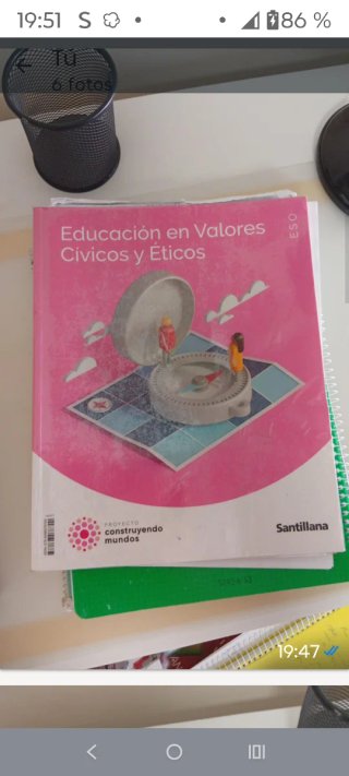 Libros de 3° ESO, instituto de Cigales.