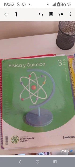 Libros de 3° ESO, instituto de Cigales.