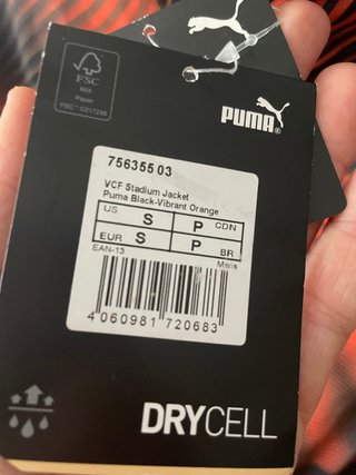 Chaqueta Valencia CF Puma Drycell