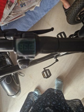 Triciclo Eléctrico Fat Bike Negro