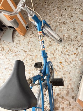 Bicicleta BH Plegable Vintage Azul Ruedas 14