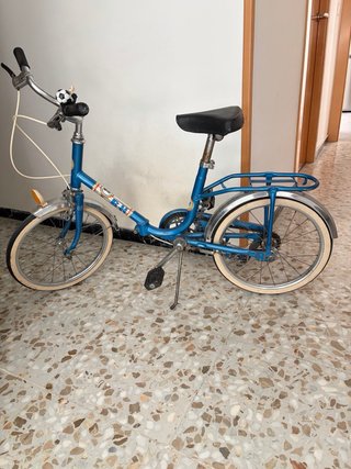 Bicicleta BH Plegable Vintage Azul Ruedas 14