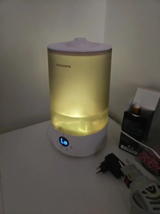 Humidificador Homvana Azul y Blanco