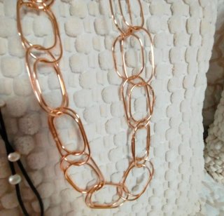 Lote 3 collares negro y dorado