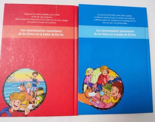 Lote de 3 libros de los cinco