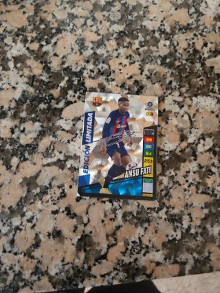 Cromo Ansu Fati Edición Limitada Firmado