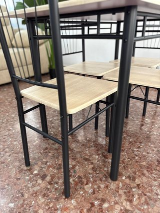 Mesa + 4 Sillas para Bares/Restaurantes