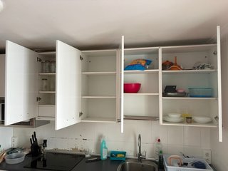 Muebles Mesa Cocina Plegable con Taburetes