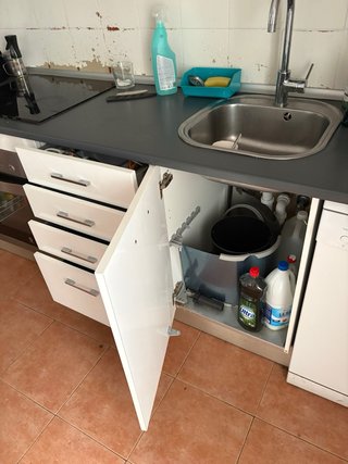 Muebles Mesa Cocina Plegable con Taburetes