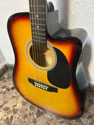 Guitarra Electroacústica Squier by Fender SA-105CE