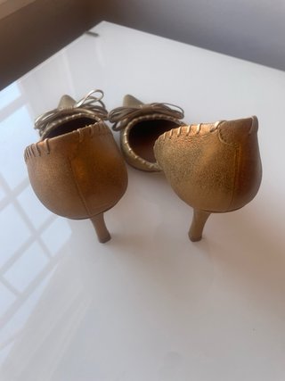 Zapatos Lodi dorados vintage mujer