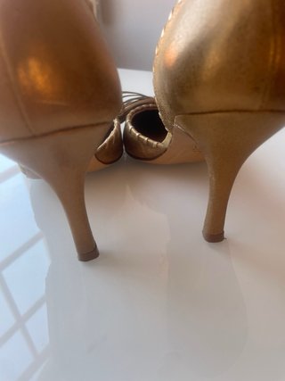 Zapatos Lodi dorados vintage mujer