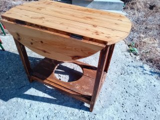 Mesa alas plegables S.XIX restaurada