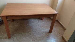 Mesa extensible madera + 4 sillas