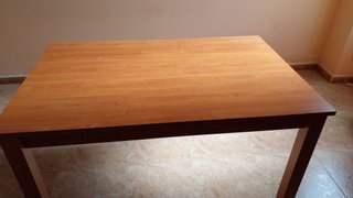 Mesa extensible madera + 4 sillas