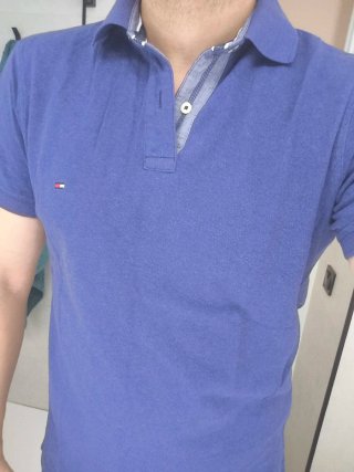 Polo Tommy Hilfiger Azul Talla M