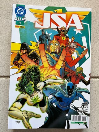 Comic JSA 1. Panini Comics