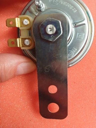 CLAXON BOCINA PITO MOTO CLÁSICA NUEVA 6 VOLTIOS