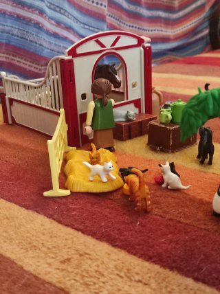 Playmobil Granja con animales y figuras