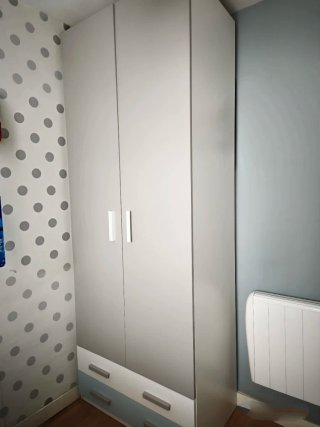 Cama nido juvenil con armario