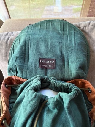 Mochila Paul Marius Vintage Cuero Marrón y Negro