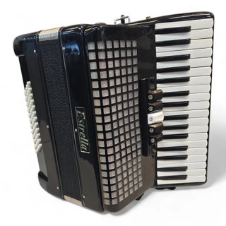 ACORDEON ESTRELLA NEGRO 34/60 + MALETIN