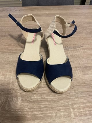 Sandalias cuña Pink Desert mujer