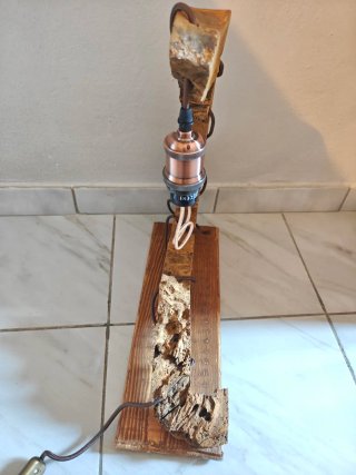 Lampada Legno Artigianale