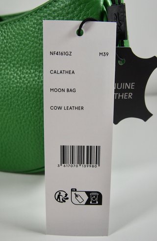 Bolso Lacoste Piel Verde Halfmoon