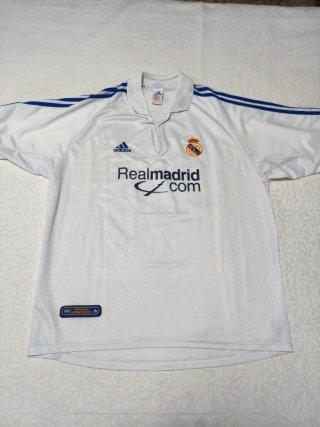 Original talla XL camiseta Real Madrid 2001/02