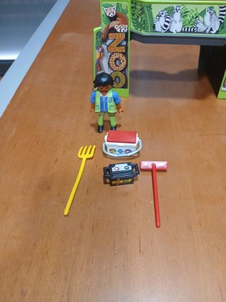Playmobil Zoo Entrada y Carrito