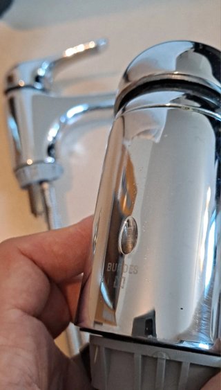 Rubineti monocomando Buades, per bidet e lavandino