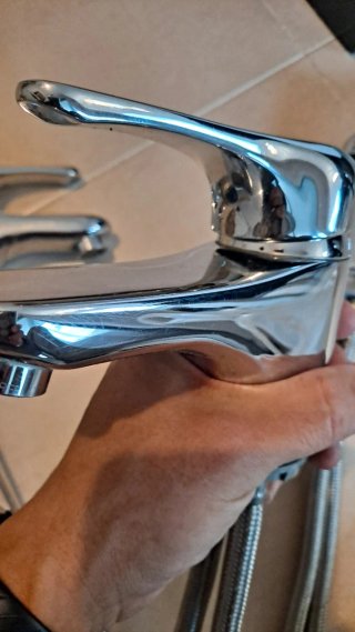 Rubineti monocomando Buades, per bidet e lavandino