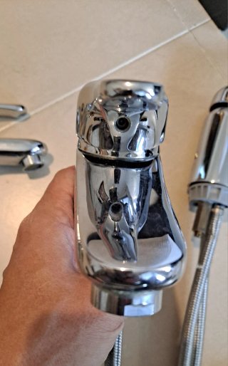 Rubineti monocomando Buades, per bidet e lavandino