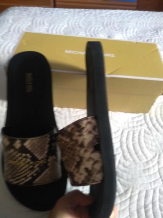 Chanclas Michael Kors Piel Serpiente
