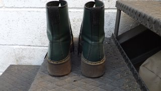 Botín militar Corina verde T-38