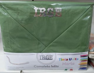 Completo lenzuola IRGE Tinta Unita Matrimoniale