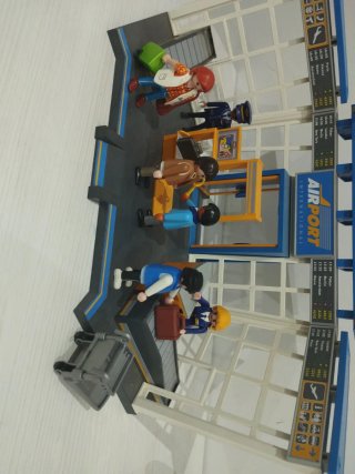 Aeropuerto Playmobil con Avión y Torre