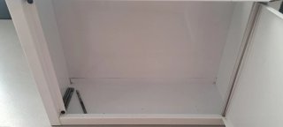 Buzón blanco con llave