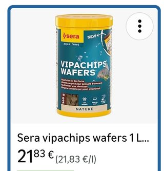 Sera Vipachips Wafers 1 L Nuevo sin abrir